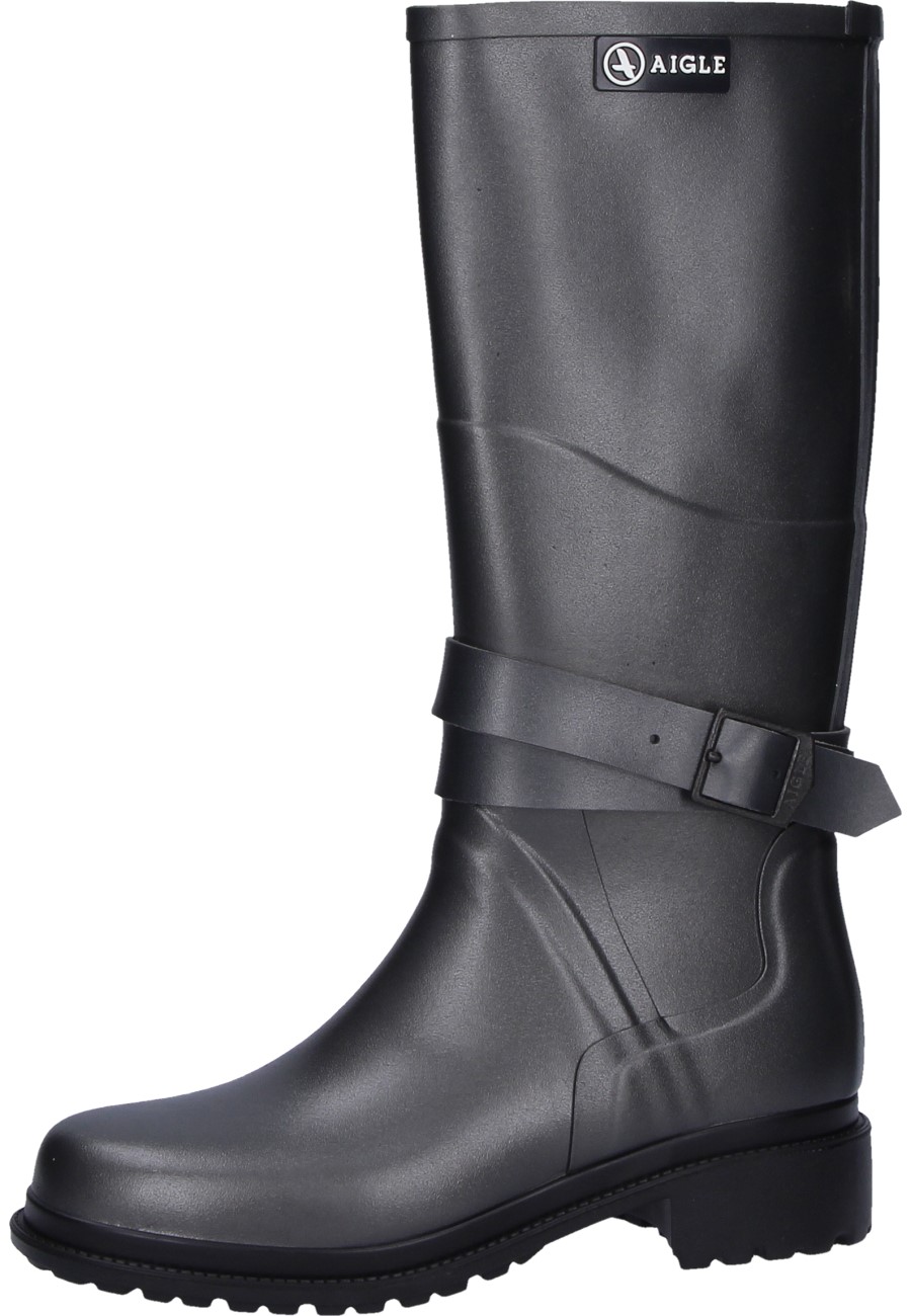 metallic womens boots