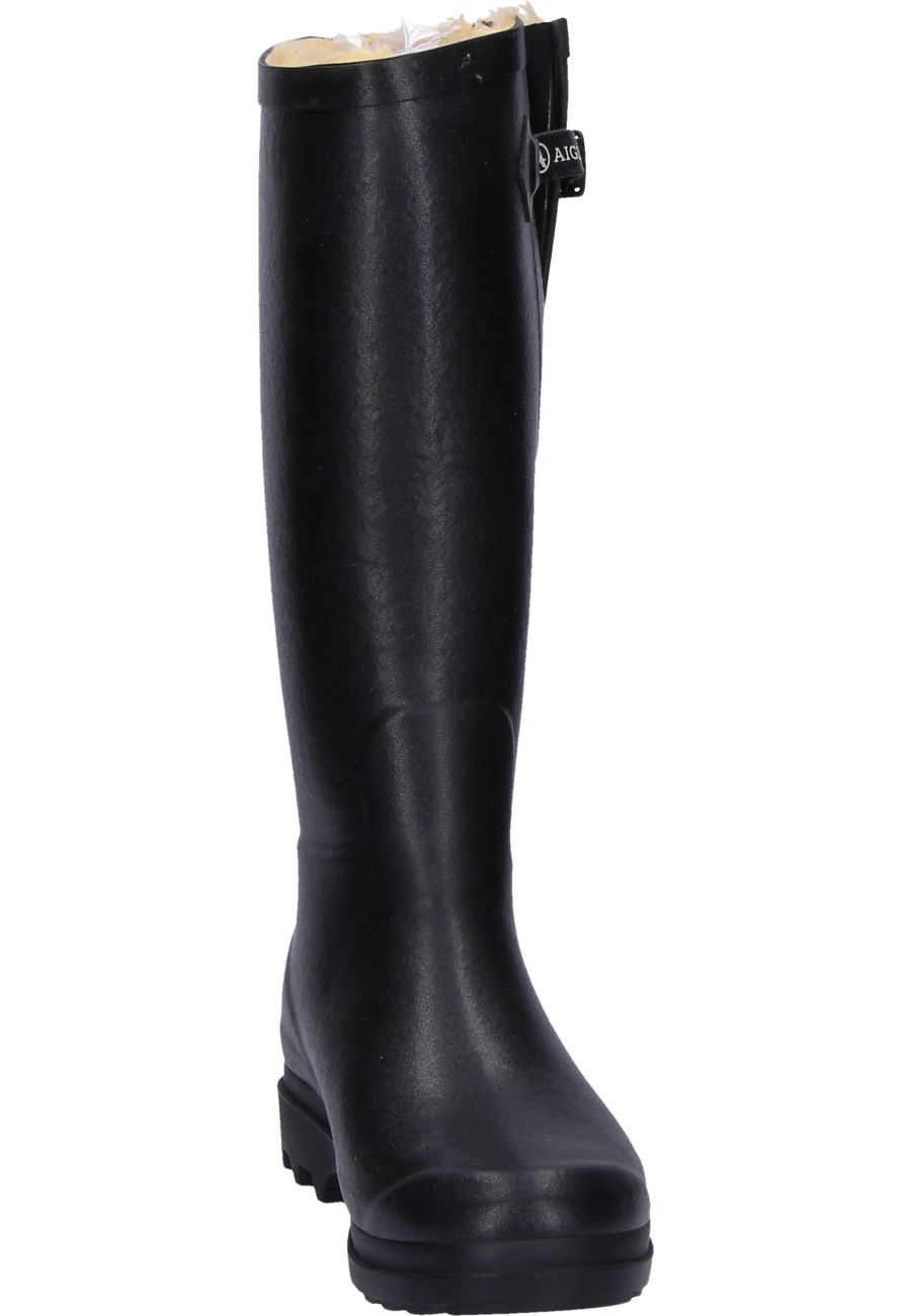 aigle aiglentine fur lined wellies