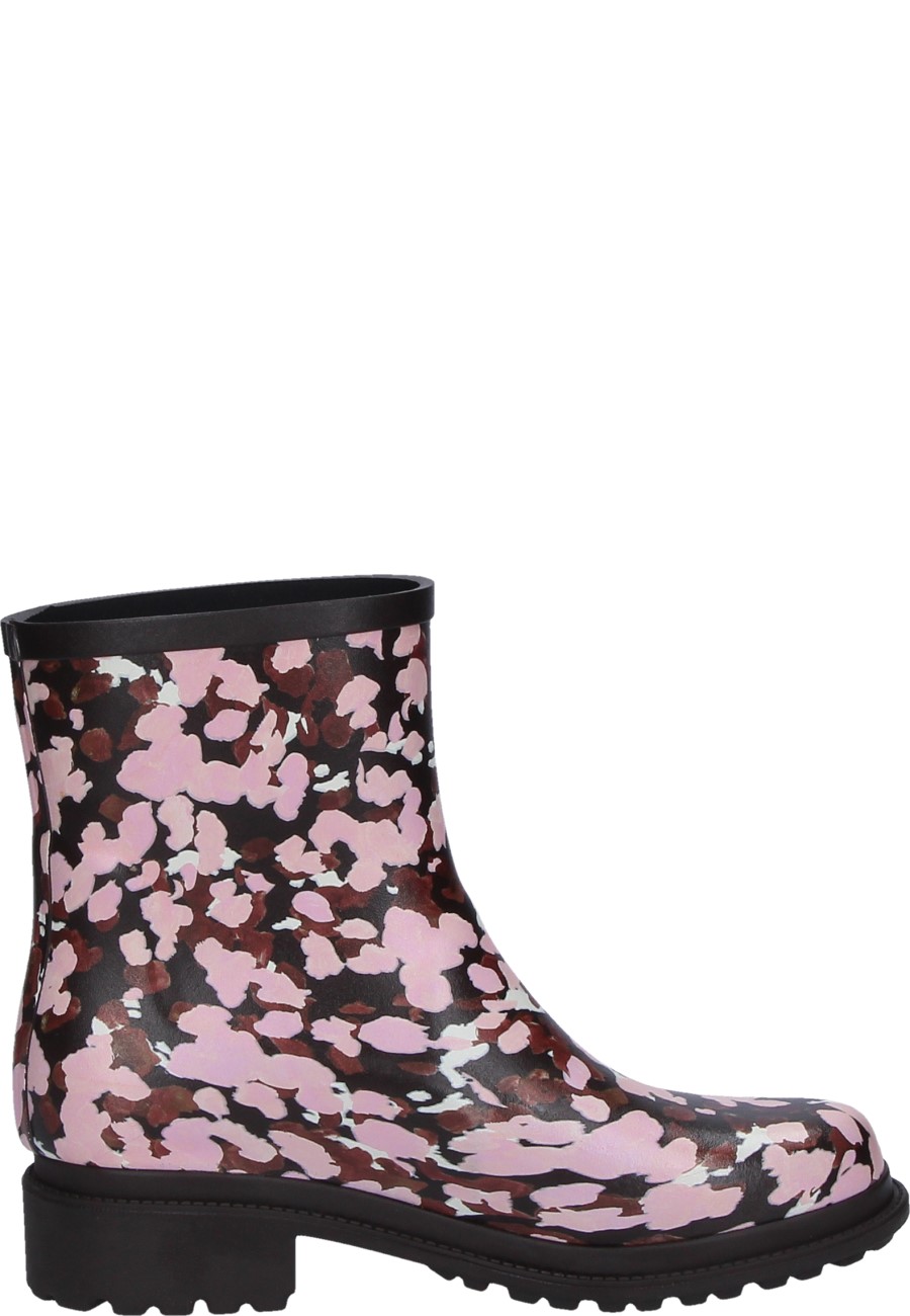 Stylish short rubber boots FULFEEL MID PT BLOSSOM by Aigle for women