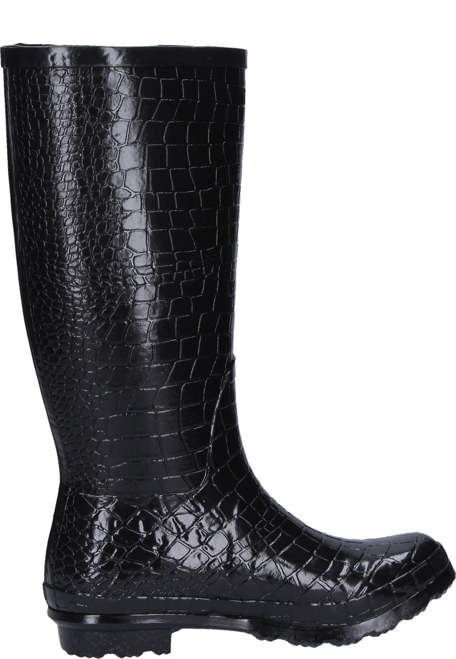 Women's rubber boots Aurora in black of the manufacturer Albatros