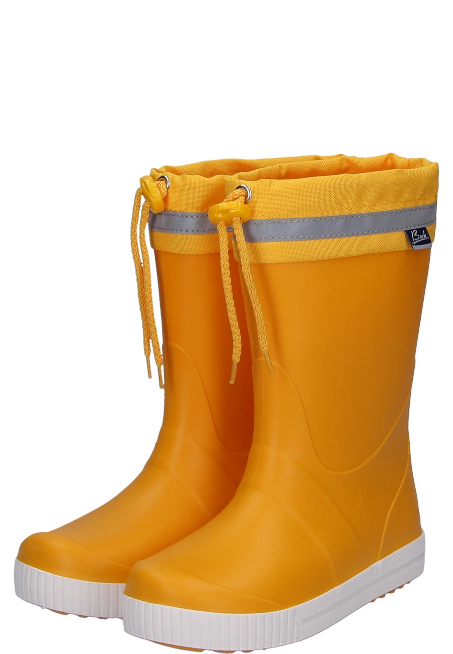 WELLIES yellow waterproof rain boots for kids by Beck