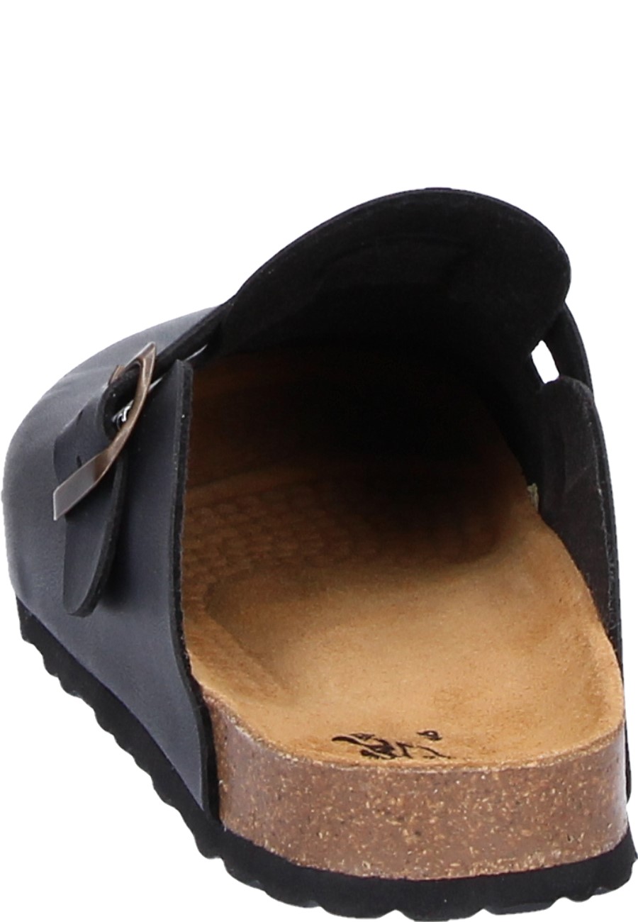 Bioped Clog black 436 leisure clog with cork footbed