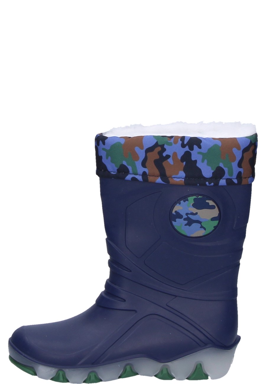 Lined wellington boot LULU dark blue by Bockstiegel for children