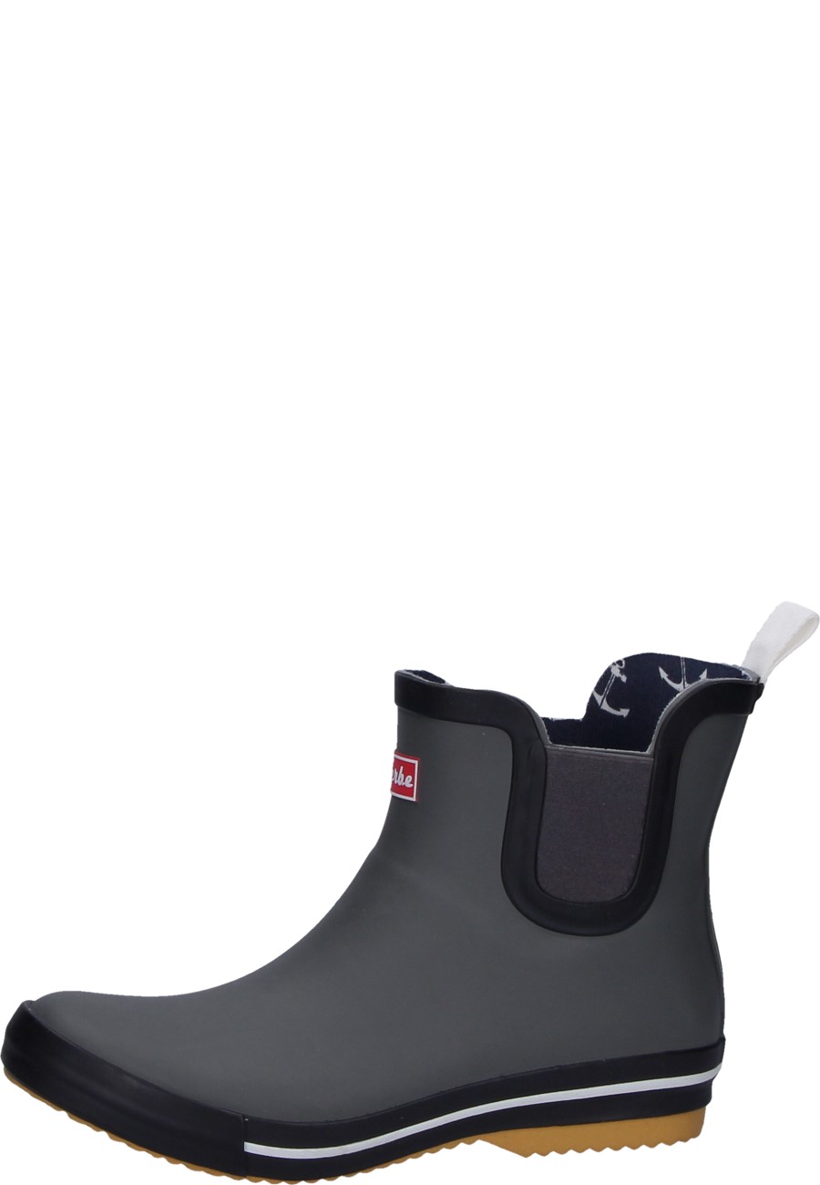 rubber ankle boot