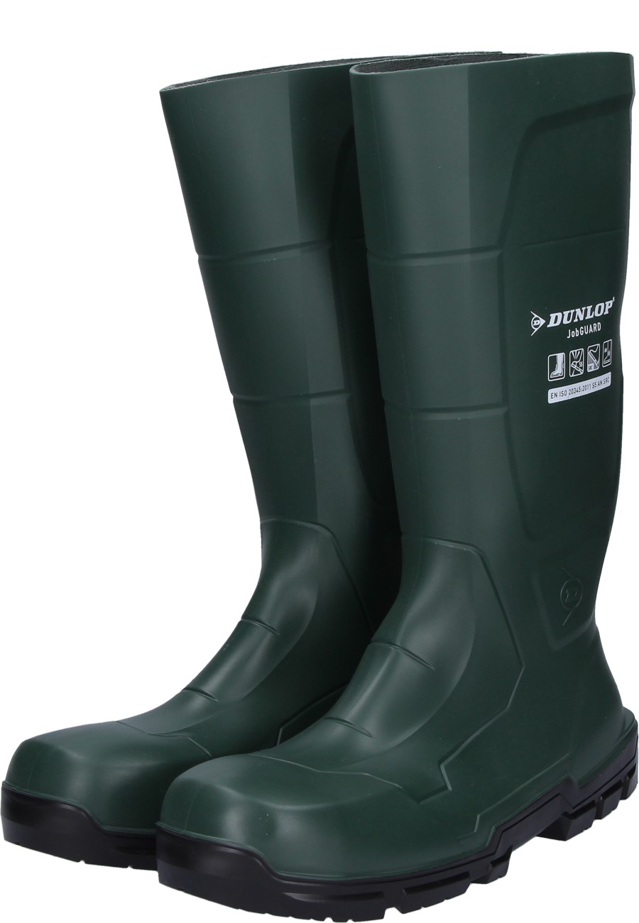 Professional rubber boots JobGUARD green | S5 rubber bo