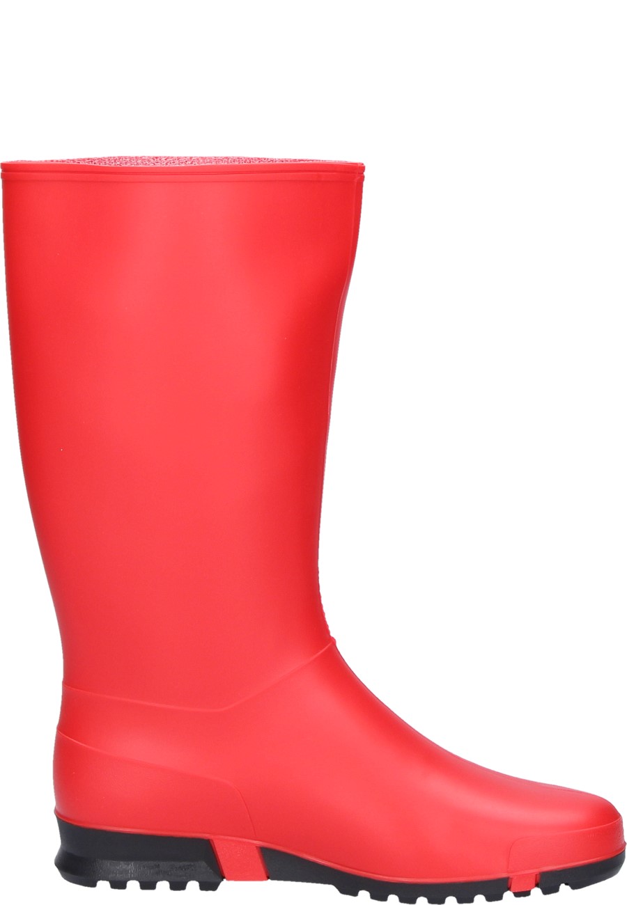 red dunlop wellies