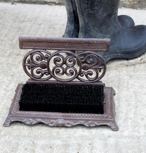 decorative boot scraper