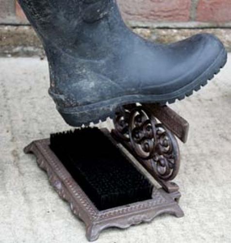 Decorative Cast Iron Shoe/Boot Scraper 