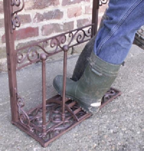 wellington boot holder cast iron