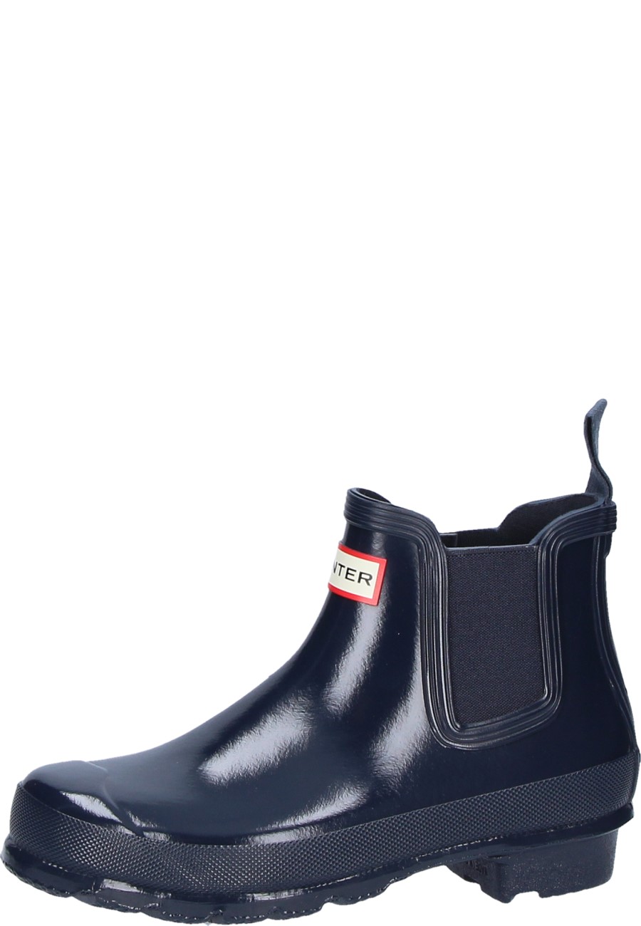 TAB navy wellington ankle boots 