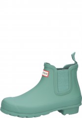 hunter chelsea boots green