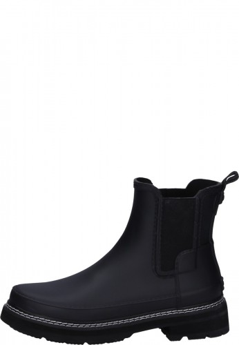 The cool rubber ankle boot STITCH DETAIL CHELSEA by Hun