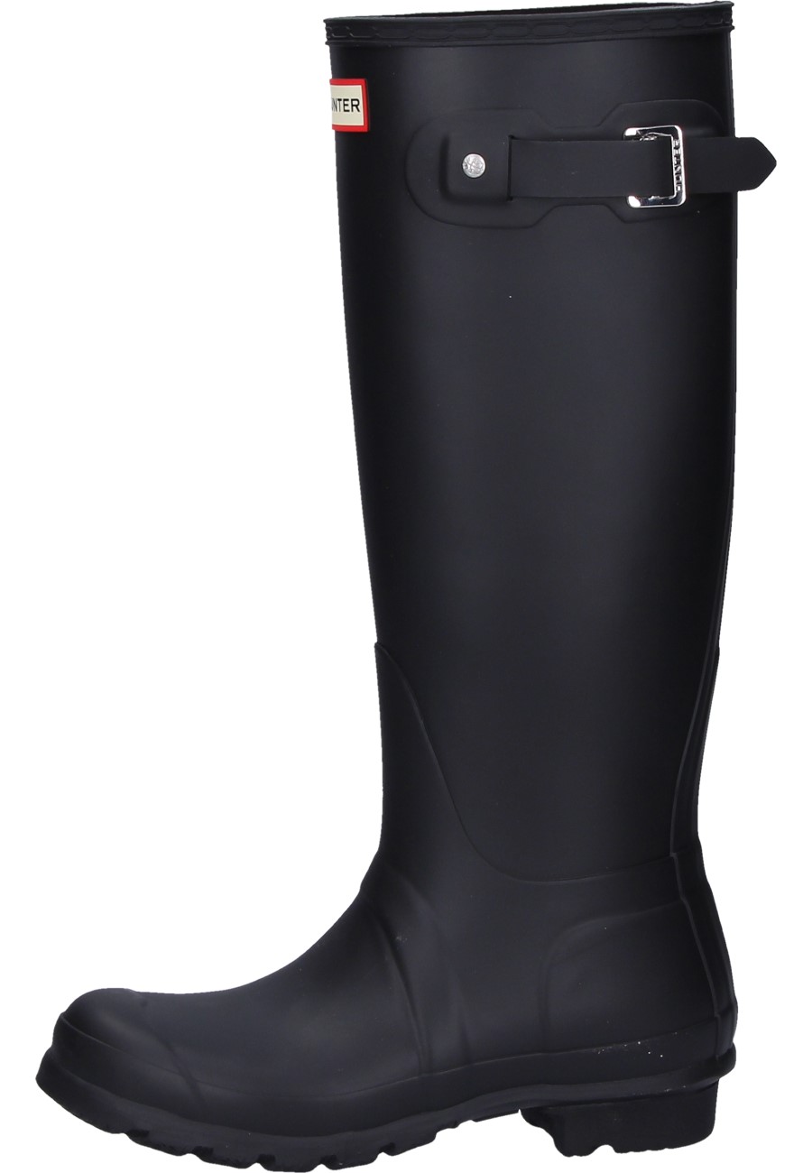 hunter women's original tall black rain boots