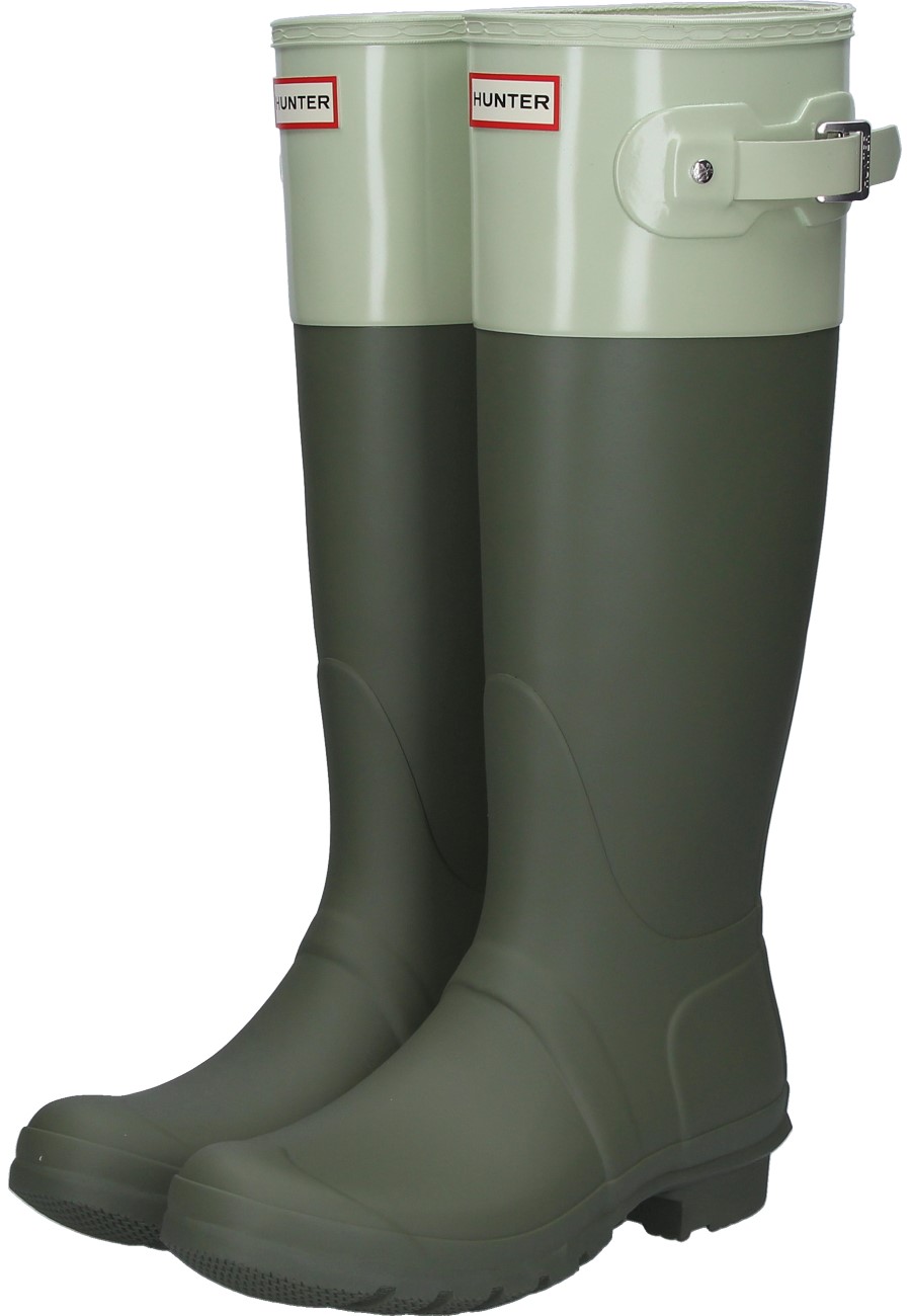 light green hunter boots