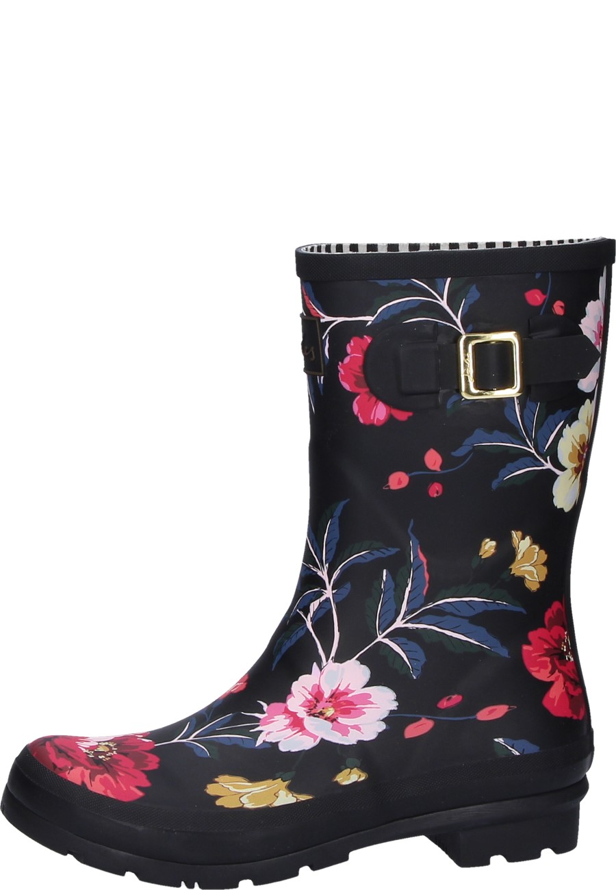 floral ankle wellies