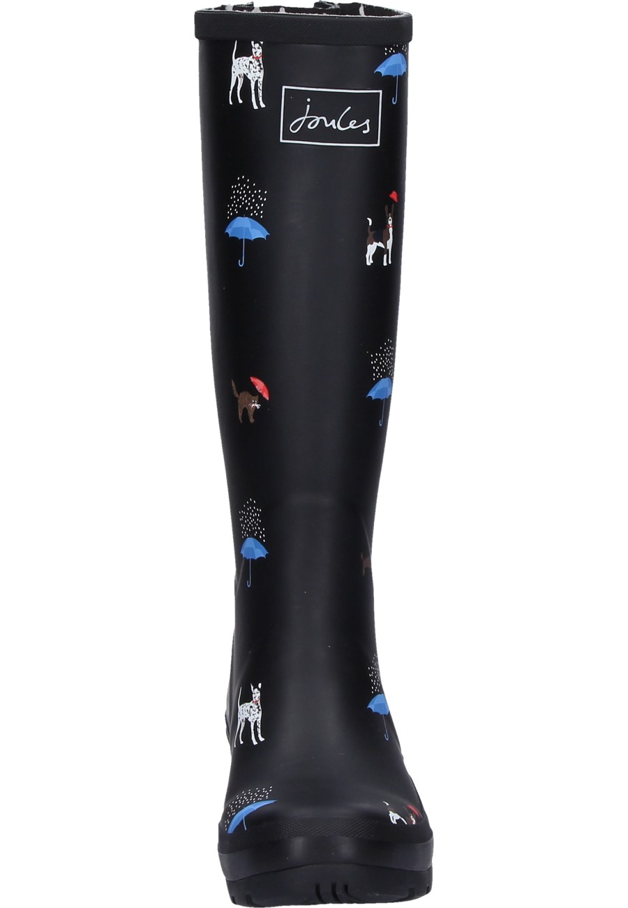 cat print wellington boots