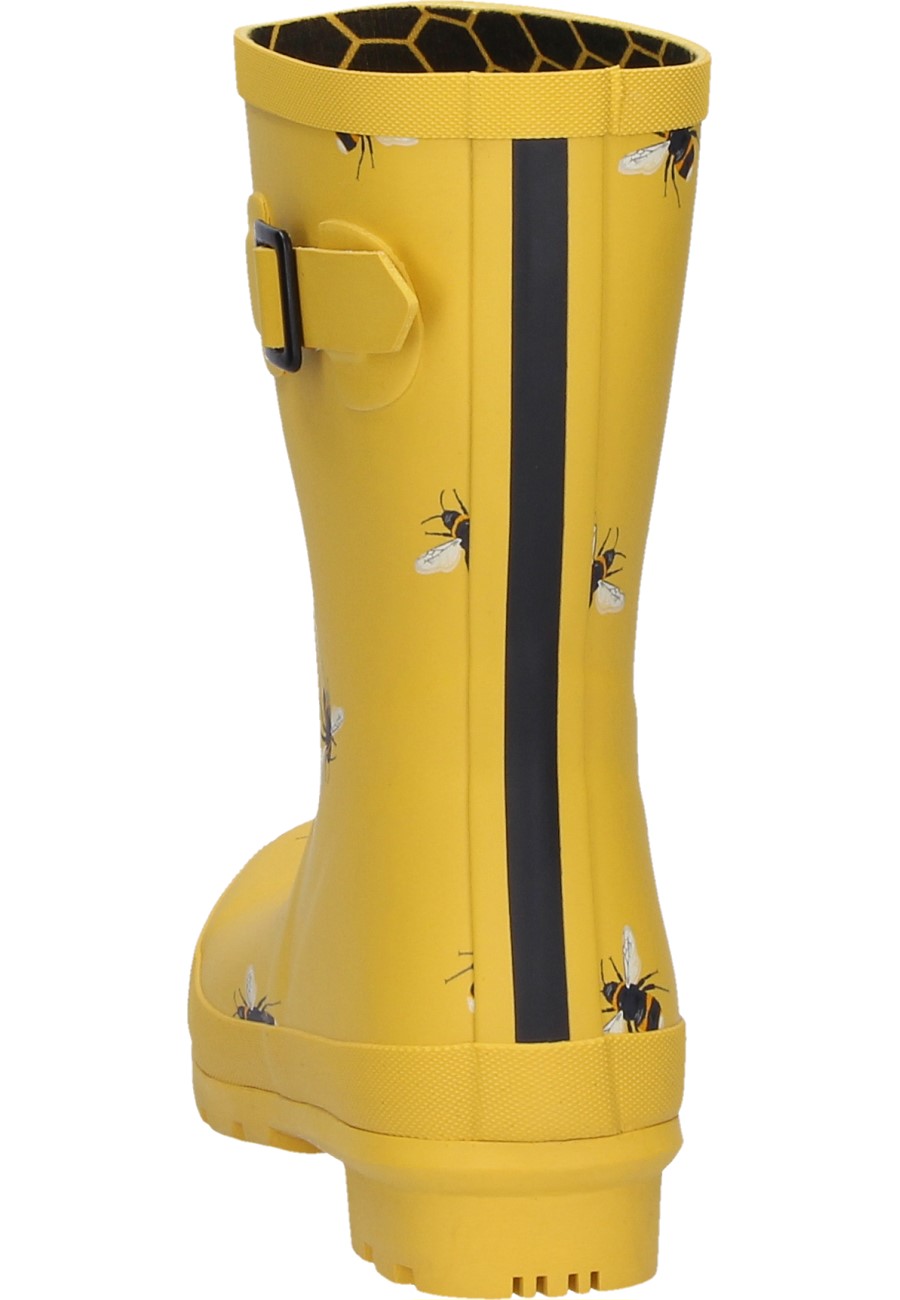 Joules gold store botanical bee wellies