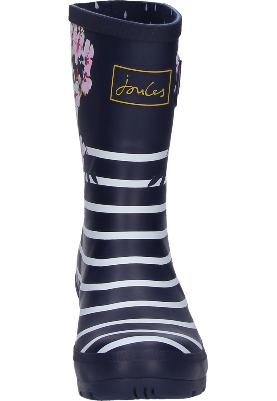 Joules navy stripe store wellies