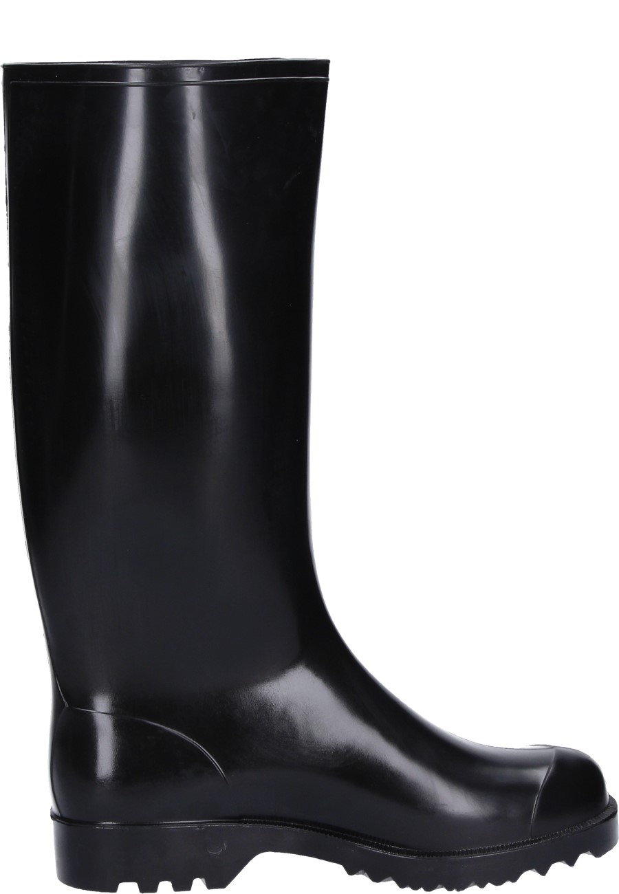 unlined rubber boots