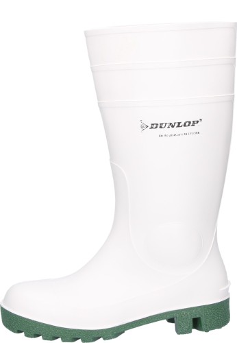 white dunlop wellies