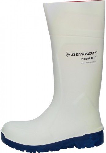 desillusion Men Minefelt Purofort HydroGrip Safety white Work Wellington boots by Dunlop