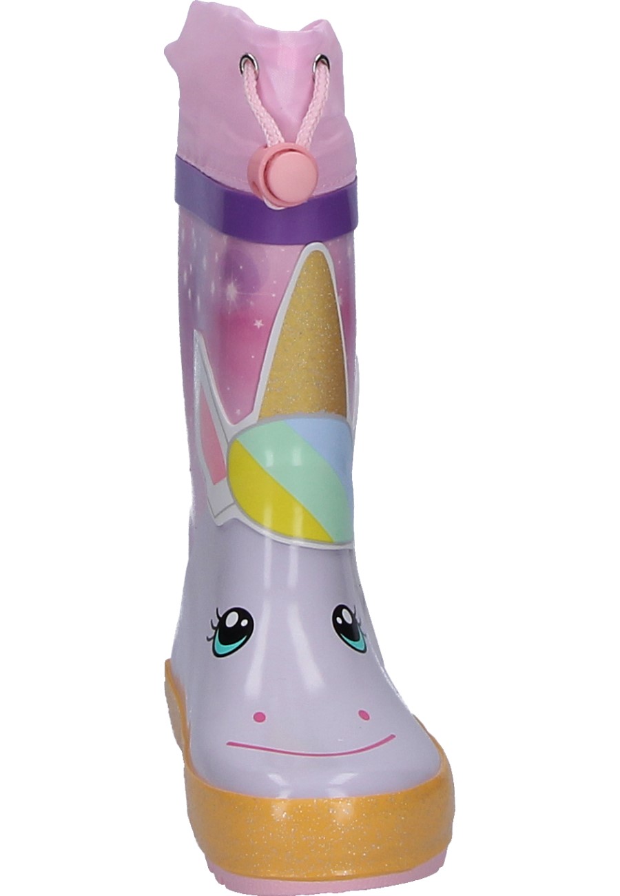 pink unicorn rain boots