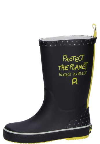 Kids black hot sale rubber boots