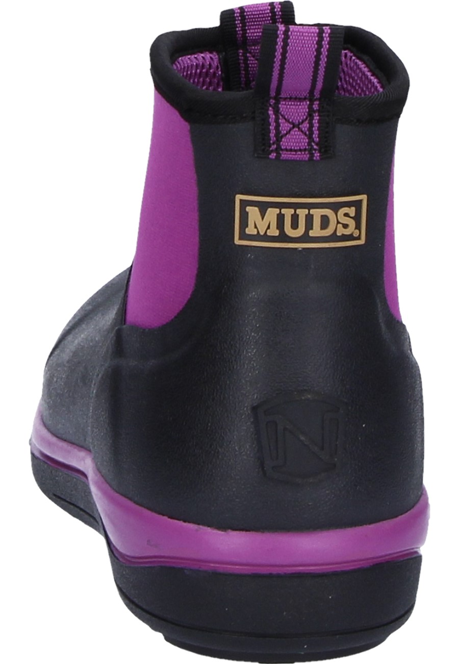 Rubber ankle boots MUDS STAY COOL WOMEN S 6 blackberry