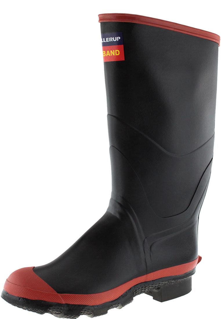 Red Band Men Knee Wellington boots by 