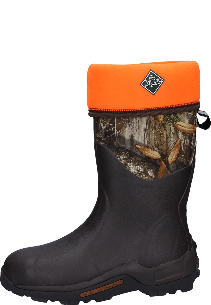 Rubber boots Muckboot Woody Max with orange lining from Muck Boot Company
