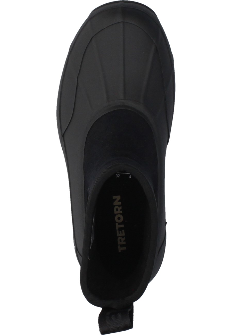 Ahus Hybrid Jet Black Ankle Rubber Boots For Women By Tretorn 7846