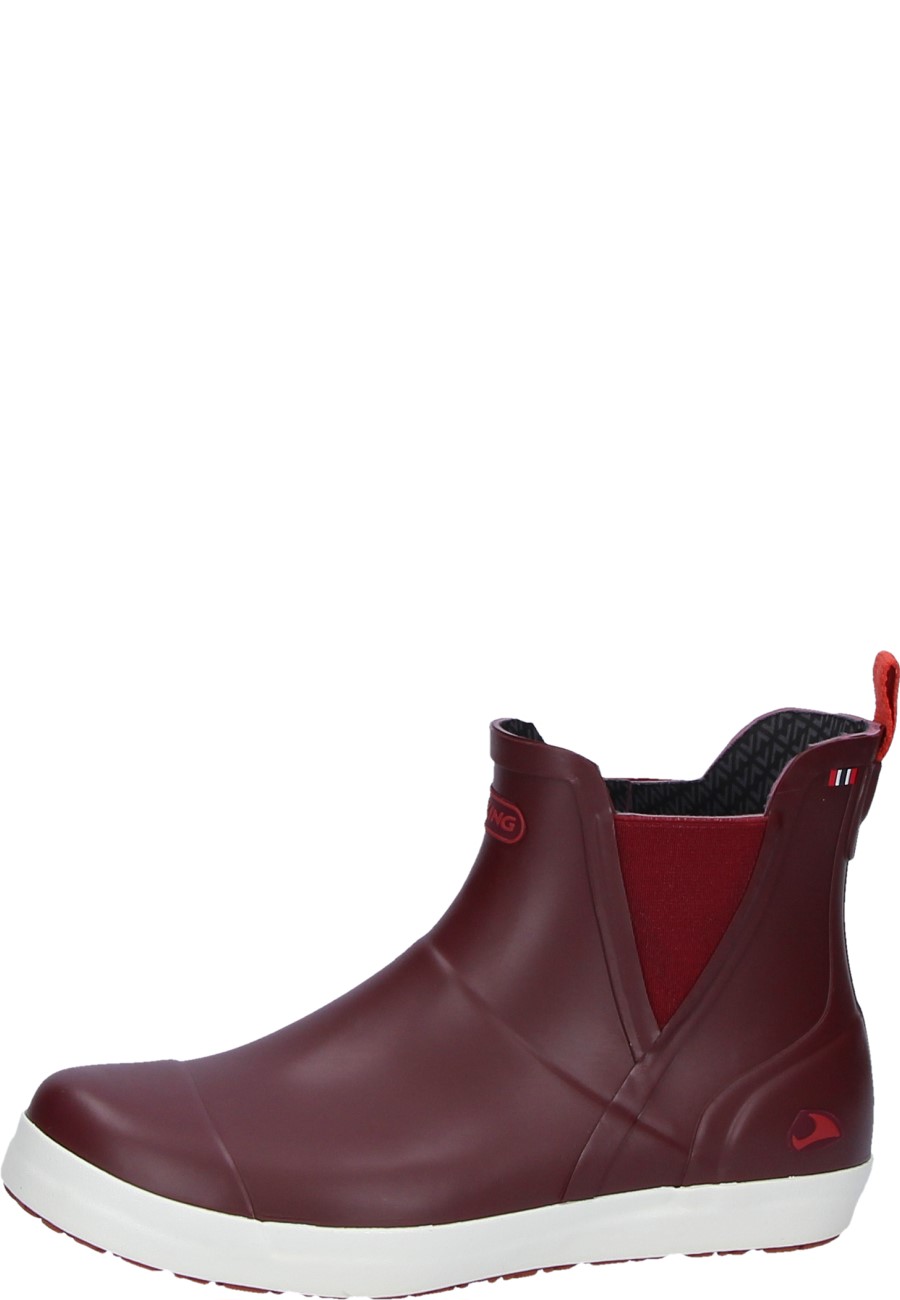 womens wine ankle boots