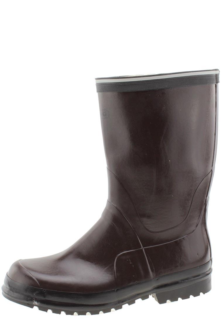 calf height rain boots